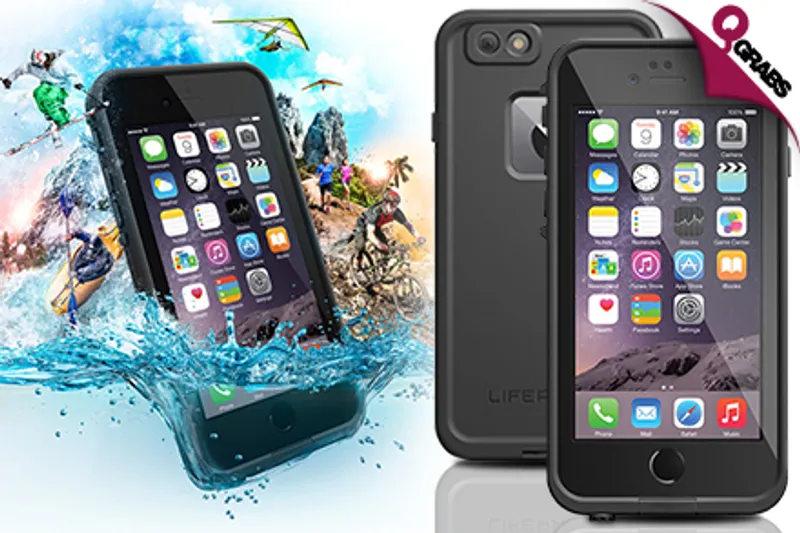 For QR199 Protect Your Mobile with a Black LifeProof Frē Series Waterproof Case for iPhone 6 or 6S! (QR330 Value)